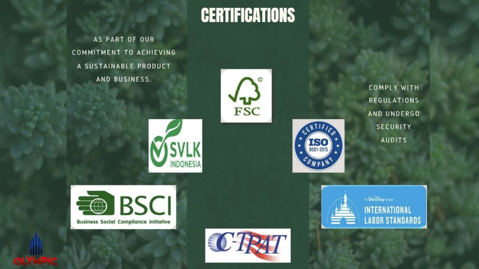 PT Cahaya Bintang Olympic Achieves Multiple Prestigious International Certifications