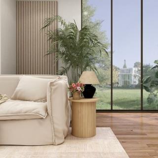 Aura Tambour Side Table