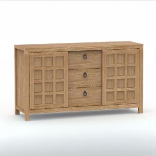 Grid Door Cabinet