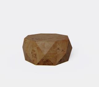 OCTAGONAL BURL COFFEE TABLE