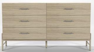OAK 6-DRAWER DRESSER
